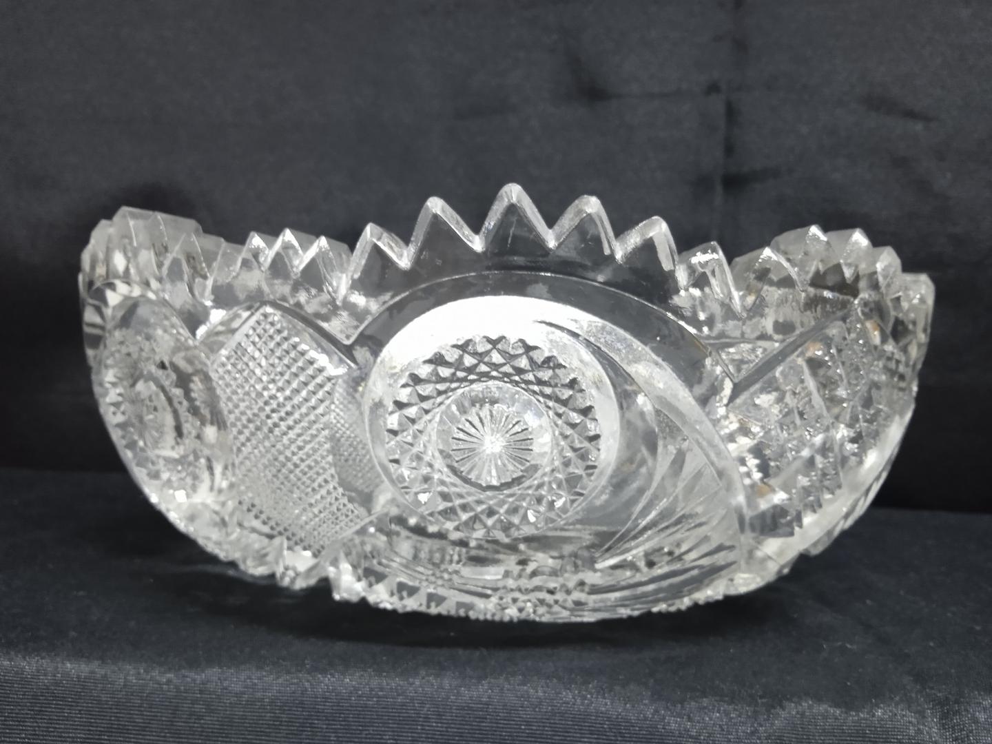 Bowl em Cristal Boemia 9 cm x 25 cm x 25 cm