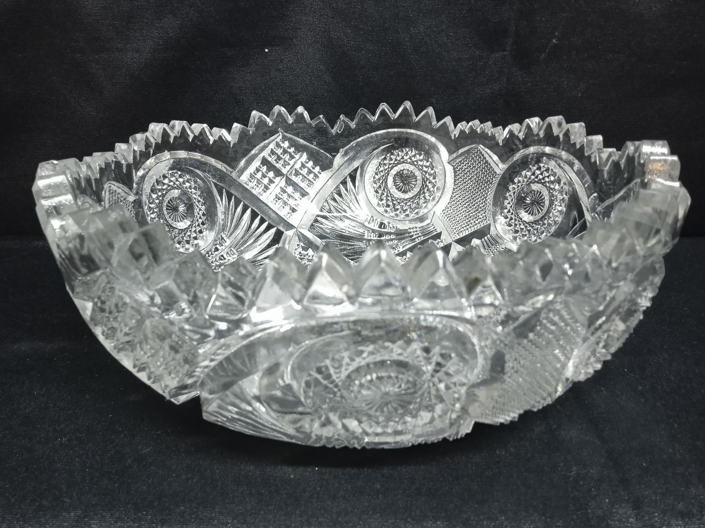 Bowl em Cristal Boemia 9 cm x 25 cm x 25 cm